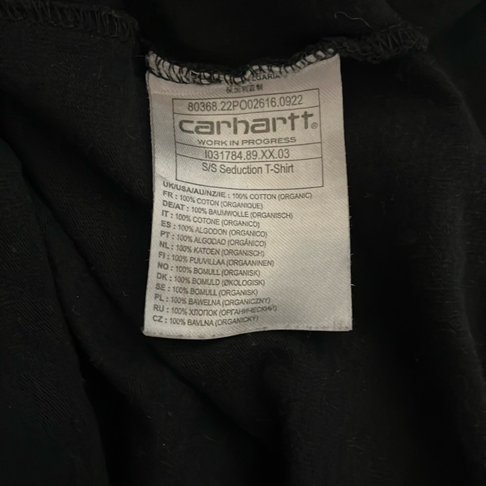 Carhartt Work in Progress Tee Sz XL - Picture 5 of 5